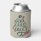 Merry Christmas Stethoscope CNA Medical Worker Dosenkühler (Kanne Vorderseite)