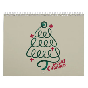 Merry Christmas Stethoscope CNA Medical Worker Kalender