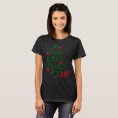 Merry Christmas Stethoscope Nurse Cna Xmas Holiday T-Shirt (Vorne ganz)