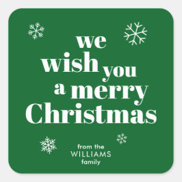 Merry Christmas Sticker