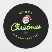 Merry Christmas' sticker and label  (Design 2)