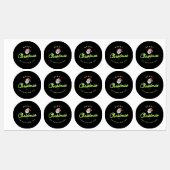 Merry Christmas' sticker and label (Blatt)