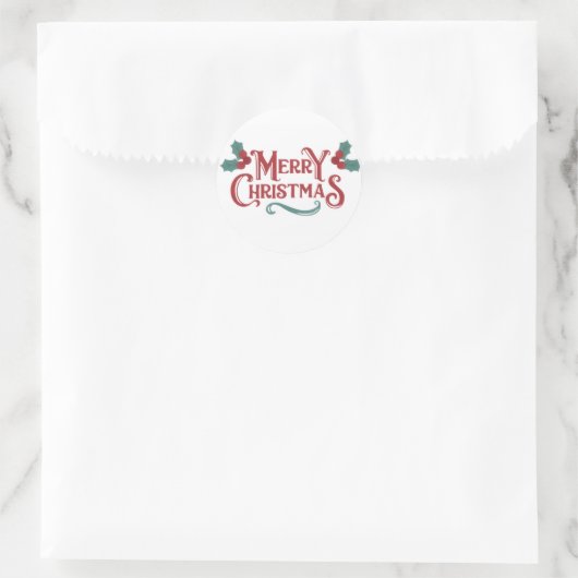 Merry Christmas Sticker Set (Tasche)