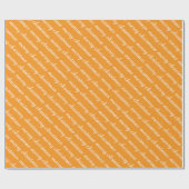 MERRY CHRISTMAS STILVOLLE MODERNE ORANGE FARBGIFTS GESCHENKPAPIER (Flach)