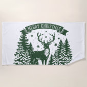 Merry Christmas Strandtuch (Vorderseite)