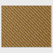 MERRY CHRISTMAS STYLISH MODERN BROWN COLOR GIFTS GESCHENKPAPIER (Flach)