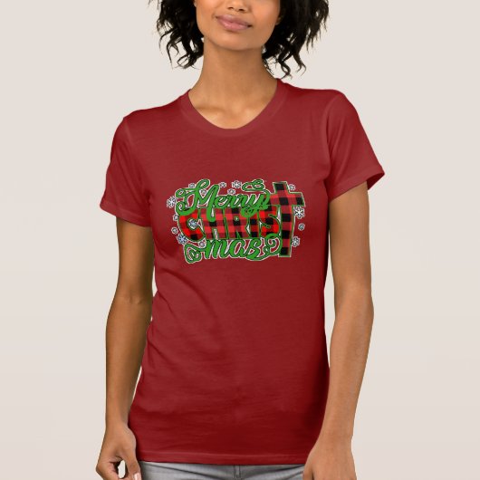Merry CHRISTmas T-Shirt (Vorderseite)