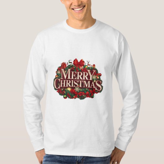 Merry Christmas T-Shirt (Vorderseite)