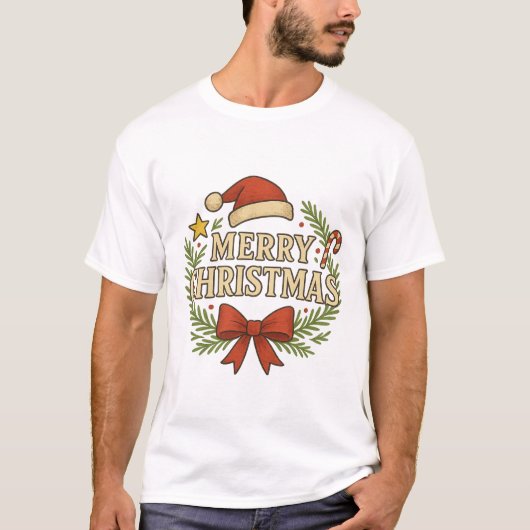 Merry Christmas T-Shirt (Vorderseite)