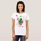 Merry Christmas T-shirt | Joy, Love & Abundance (Vorne ganz)