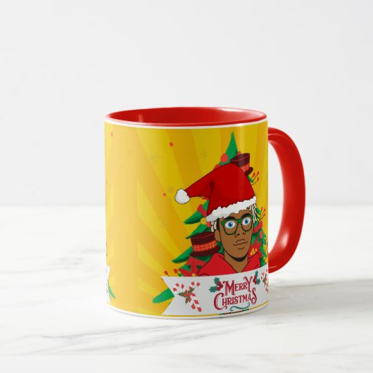 MERRY CHRISTMAS TASSE (VorderseiteRechts)