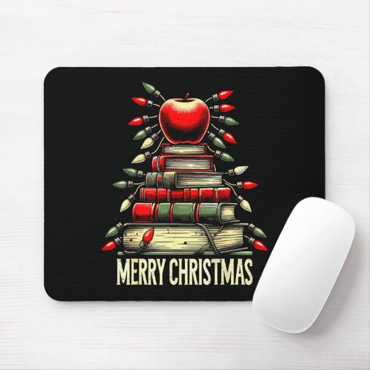 Merry Christmas, Teachers Books Teaching Xmas Tree Mousepad (Mit Mouse)