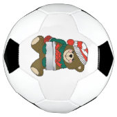"MERRY CHRISTMAS" TEDDY BEAR FUßBALL (Gedreht)