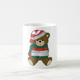 "MERRY CHRISTMAS" TEDDY BEAR KAFFEETASSE
