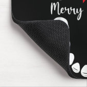 Merry Christmas Teeth Wreath Dental Christmas Shir Mousepad (Ecke)