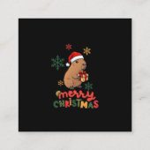 MERRY CHRISTMAS TELEFONNUMMERKARTE (Rückseite)