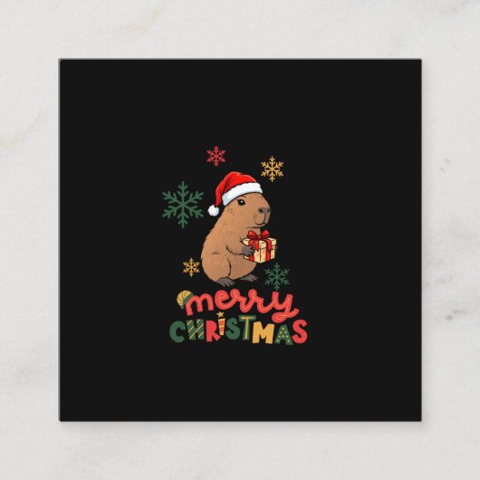 MERRY CHRISTMAS TELEFONNUMMERKARTE (Vorderseite)