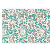 "Merry Christmas" Tischdecke (Vorderseite (Horizontal))