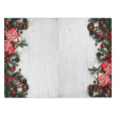"Merry Christmas" Tischdecke (Vorderseite (Horizontal))