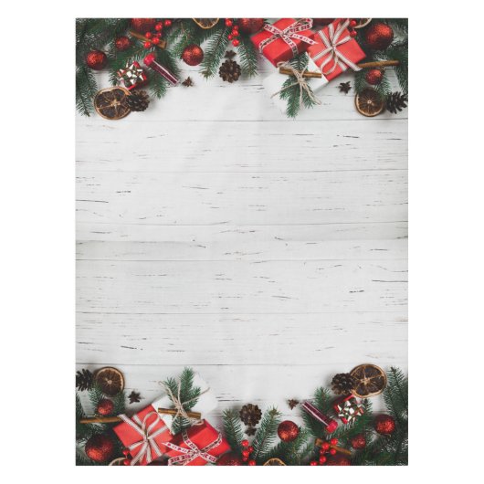 "Merry Christmas" Tischdecke (Vorderseite)