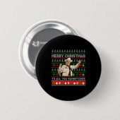 Merry Christmas To All You Sumes Ugly Sweater Retr Button (Vorne & Hinten)