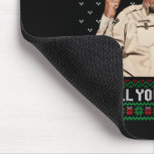 Merry Christmas To All You Sumes Ugly Sweater Vint Mousepad (Ecke)