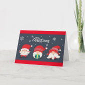 MERRY CHRISTMAS TO "MEINE FREUND & FAMILY" CARD KARTE (Vorderseite)