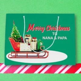 Merry Christmas to Nana & Papa  Große Geschenktüte