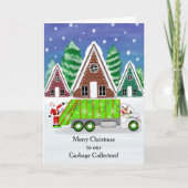 Merry Christmas to our Garbage Collectors Karte (Vorderseite)