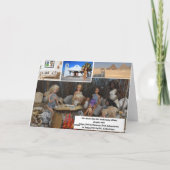 Merry Christmas to vegetarians and vegans. Karte (Rückseite)