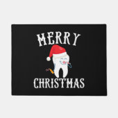 Merry Christmas Tooth Doctor dental Fußmatte (Vorderseite)