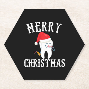 Merry Christmas Tooth Doctor dental Untersetzer