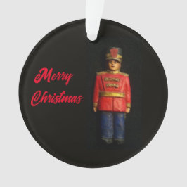 MERRY CHRISTMAS TOY SOLDIER ORNAMENT