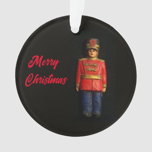 MERRY CHRISTMAS TOY SOLDIER ORNAMENT (Vorderseite)