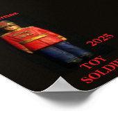 MERRY CHRISTMAS TOY SOLDIER POSTER (Ecke)