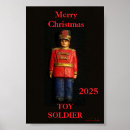 MERRY CHRISTMAS TOY SOLDIER POSTER