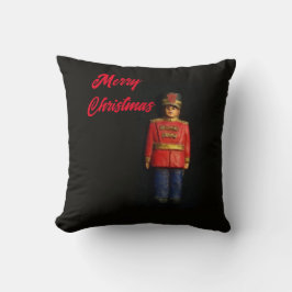 MERRY CHRISTMAS TOY SOLDIER Throw Kissen
