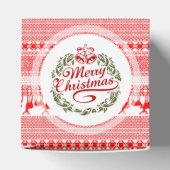 MERRY CHRISTMAS Traditionelle personalisierte Gefä Geschenkschachtel (Oben)