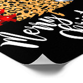 Merry Christmas Tree Buffalo Plaid Red Green Xmas Poster (Ecke)