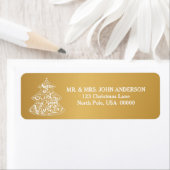 MERRY CHRISTMAS TREE CHALKBOARD GOLD (Insitu)