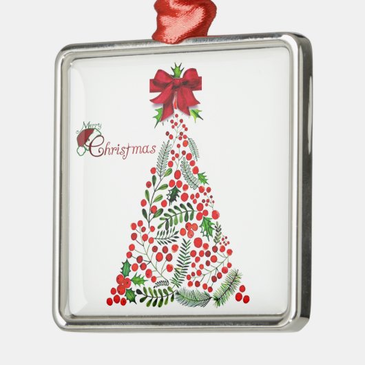 **MERRY CHRISTMAS TREE** CHRISTMAS ORNANATION ORNAMENT AUS METALL (Links)