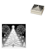 Merry Christmas Tree Coffee Mug – Winter Festival  Gummistempel (Stempel)