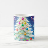 Merry Christmas Tree Festive Wall Art – Seasonal D Kaffeetasse (Mittel)