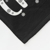 Merry Christmas Tree Firetruck Pajama Firefighter  Fleecedecke (Ecke)