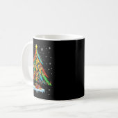 Merry Christmas Tree Kayak Kayaking - Uni-adults,  Kaffeetasse (Vorderseite Links)