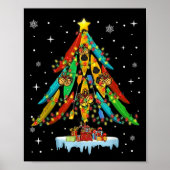 Merry Christmas Tree Kayak Kayaking - Uni-adults,  Poster (Vorne)