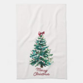Merry Christmas Tree Kitchen Towel Geschirrtuch (Vertikal)
