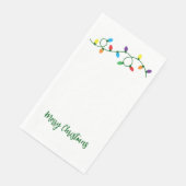 Merry Christmas Tree Lights Paper Guest Towels Serviette (Ecke)