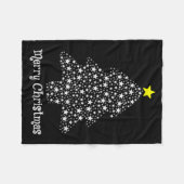 Merry Christmas Tree Matching Family Santa Xmas Ho Fleecedecke (Vorderseite (Horizontal))
