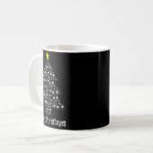 Merry Christmas Tree Matching Family Santa Xmas Ho Kaffeetasse (Vorderseite Links)
